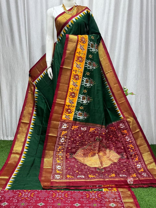 Contemporary Pochampally Dola Silk Saree