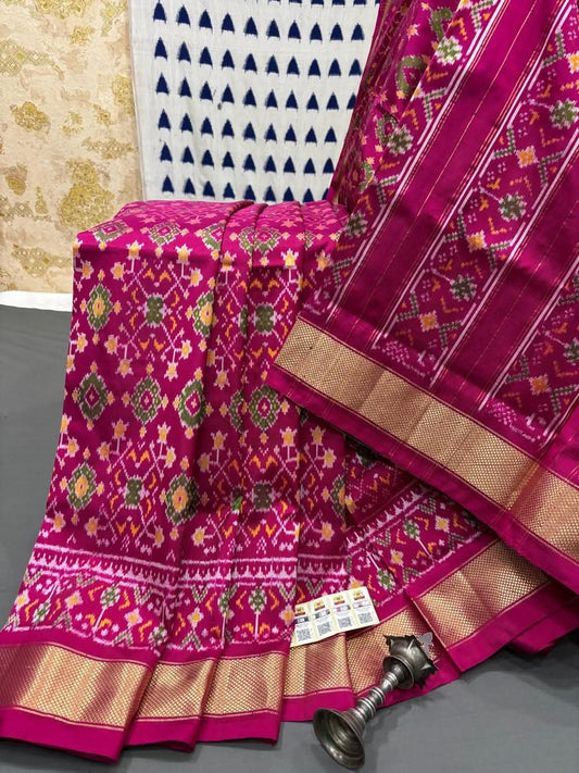 Designer Pochampally Pattu Soft Silk Wedding Saree