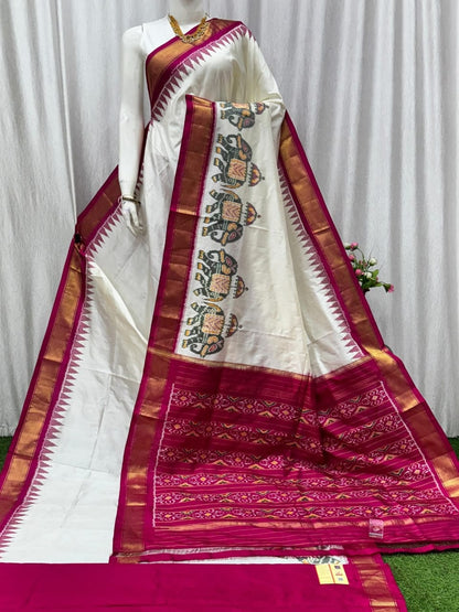 Festive Pochampally Dola Silk Saree