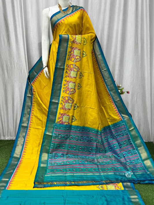 Designer Pochampally Dola Silk Saree