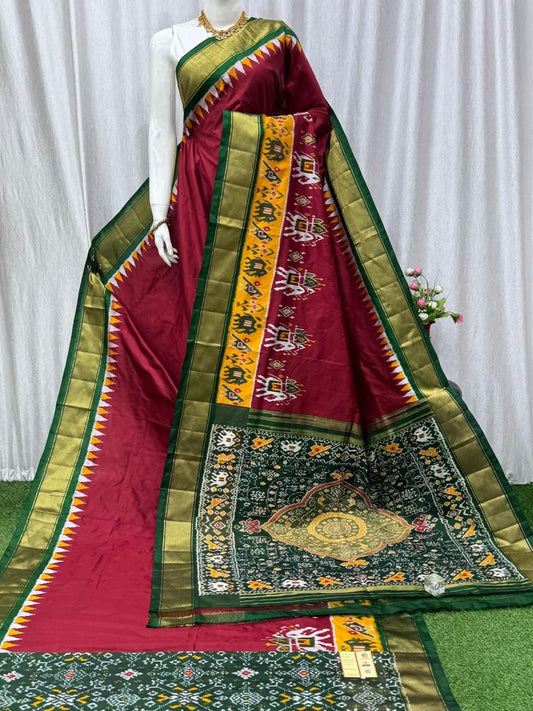 Traditional Pochampally Dola Silk Saree