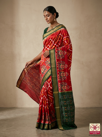 Classic Pochampally Dola Silk Saree