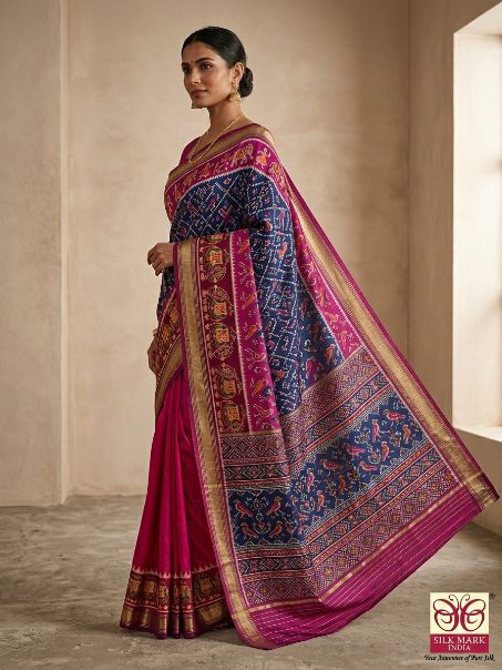 Modern Pochampally Dola Silk Saree