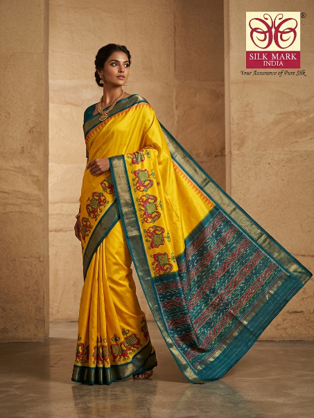 Designer Pochampally Dola Silk Saree