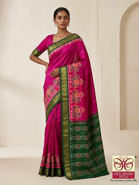 Exclusive Pochampally Dola Silk Saree