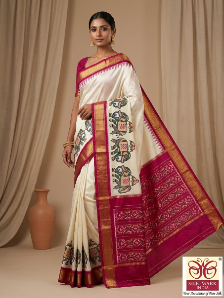 Festive Pochampally Dola Silk Saree